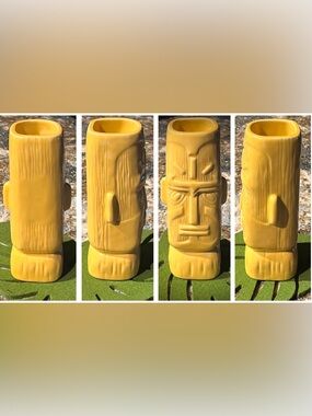 EUC Kon Tiki Collectible Mug Tiki Farm 2017 Rare Limited Edition Sunbeam Yellow